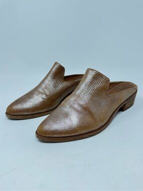Frye Ray Mule, Silver/Multi Leather Size 8